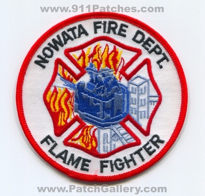 Nowata Fire Department Flame Fighter Patch (Oklahoma)
Scan By: PatchGallery.com
Keywords: dept. flamefighter