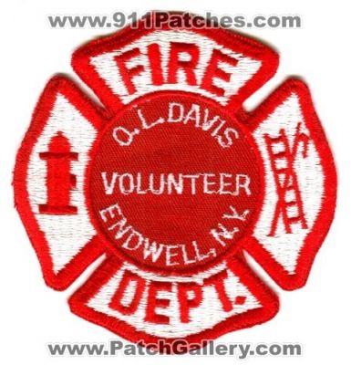 O.L. Davis Volunteer Fire Department Endwell (New York)
Scan By: PatchGallery.com
Keywords: ol n.y. dept.