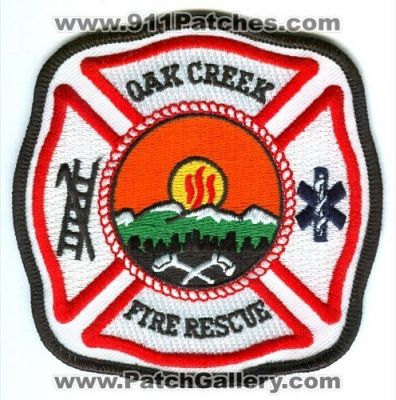 Oak Creek Fire Rescue Patch (Colorado)
[b]Scan From: Our Collection[/b]

