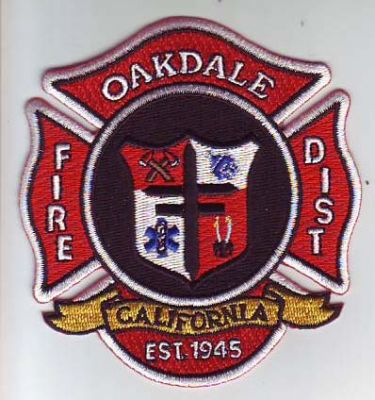 Oakdale Fire Dist
Thanks to Dave Slade for this scan.
Keywords: california district