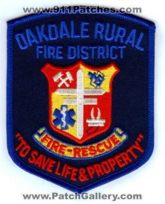 Oakdale Rural Fire District Rescue Department (California)
Thanks to Paul Howard for this scan.
Keywords: dept.