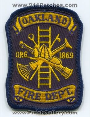 Oakland Fire Department (California)
Scan By: PatchGallery.com
Keywords: dept.