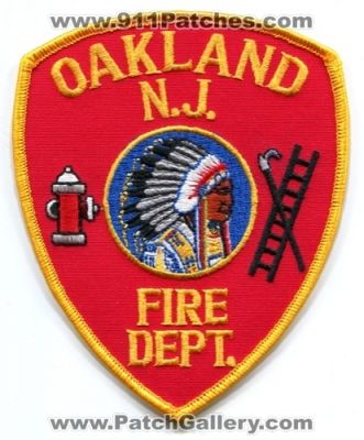 Oakland Fire Department Patch (New Jersey)
Scan By: PatchGallery.com
Keywords: dept. n.j.