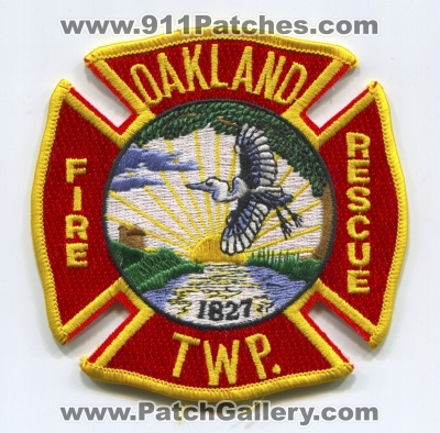Oakland Township Fire Rescue Department Patch (Michigan)
Scan By: PatchGallery.com
Keywords: twp. dept.