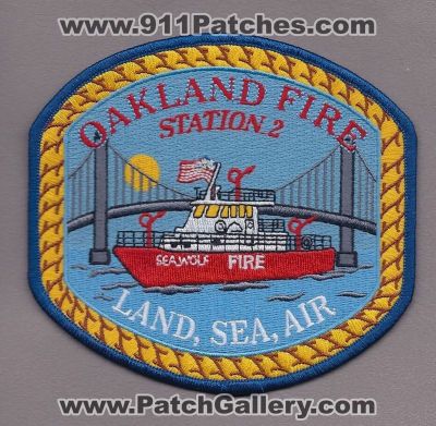 Oakland Fire Department Station 2 (California)
Thanks to Paul Howard for this scan. 
Keywords: dept. land sea air seawolf