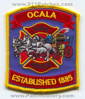Ocala Fire Rescue Department Patch (Florida)
Scan By: PatchGallery.com
Keywords: dept. established 1885