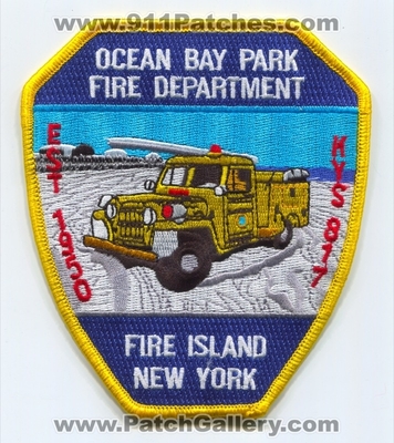 Ocean Bay Park Fire Department KYS 817 Fire Island Patch (New York)
Scan By: PatchGallery.com
Keywords: dept. est 1950