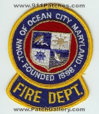 Ocean City Fire Department (Maryland)
Thanks to Mark C Barilovich for this scan.
Keywords: town of dept.