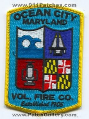 Ocean City Volunteer Fire Company (Maryland)
Scan By: PatchGallery.com
Keywords: vol. co.