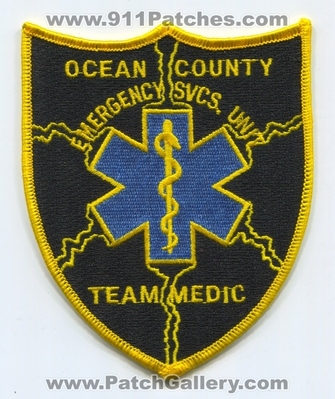 Ocean County Emergency Services Unit Team Medic EMS Patch (New Jersey)
Scan By: PatchGallery.com
Keywords: co. svcs. paramedic