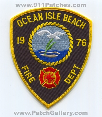 Ocean Isle Beach Fire Department Patch (North Carolina)
Scan By: PatchGallery.com
Keywords: dept. 1976