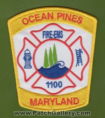 Ocean Pines Fire EMS Department (Maryland)
Thanks to Paul Howard for this scan.
Keywords: dept. 1100