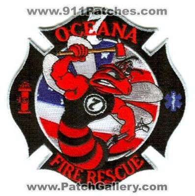 Naval Air Station Oceana Fire Rescue Department 7 Patch (Virginia)
[b]Scan From: Our Collection[/b]
[b]Patch Made By: 911Patches.com[/b]
Keywords: nas dept. usn united states navy military