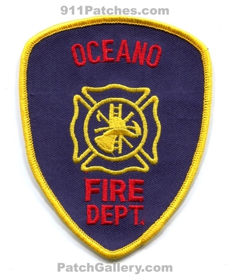 Oceano Fire Department Patch (California)
Scan By: PatchGallery.com
Keywords: dept.