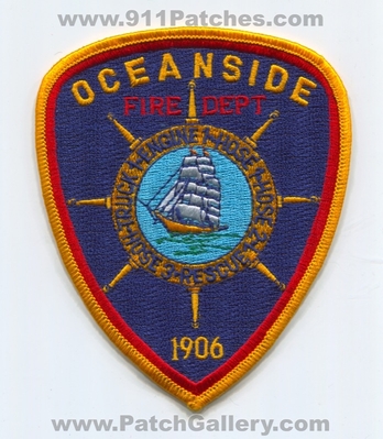 Oceanside Fire Department Patch (New York)
Scan By: PatchGallery.com
Keywords: dept. truck 1 engine hose 2 3 rescue 1906