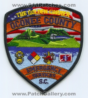 Oconee County Emergency Services Fire Department Patch (South Carolina)
Scan By: PatchGallery.com
Keywords: co. es dept. s.c. the golden corner