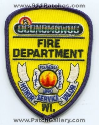 Oconomowoc Fire Rescue Department Patch (Wisconsin)
Scan By: PatchGallery.com
Keywords: dept. honor service valor wi.