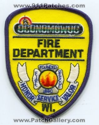Oconomowoc Fire Rescue Department Patch (Wisconsin)
Scan By: PatchGallery.com
Keywords: dept. honor service valor wi.