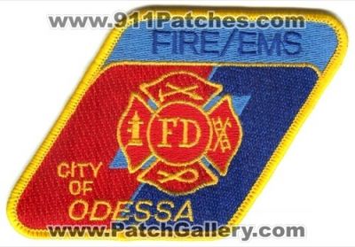 Odessa Fire Department (Texas)
Scan By: PatchGallery.com
Keywords: fd city of ems