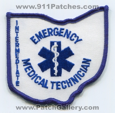 Ohio State Emergency Medical Technician EMT Intermediate EMS Patch (Ohio)
Scan By: PatchGallery.com
Keywords: certified licensed registered e.m.t. e.m.s. services shape