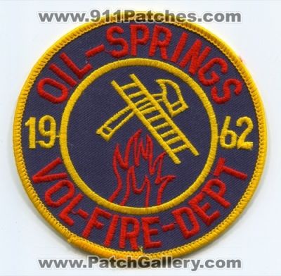 Oil Springs Volunteer Fire Department (Kentucky)
Scan By: PatchGallery.com
Keywords: vol. dept.