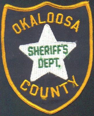 Okaloosa County Sheriff's Dept
Thanks to EmblemAndPatchSales.com for this scan.
Keywords: florida sheriffs department