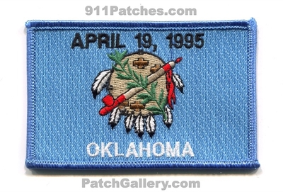 Oklahoma City Bombing April 19th 1995 Patch (Oklahoma)
Scan By: PatchGallery.com
