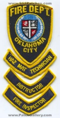 Oklahoma City Fire Department Haz-Mat Technician Instructor Fire Inspector (Oklahoma)
Scan By: PatchGallery.com
Keywords: dept. hazmat