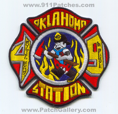 Oklahoma Fire Department Station 49 Apollo Patch (Pennsylvania)
Scan By: PatchGallery.com
Keywords: Dept. Company Co. Nothing Burns in Bedrock - Fred Flinstone - The Flinstones TV Show
