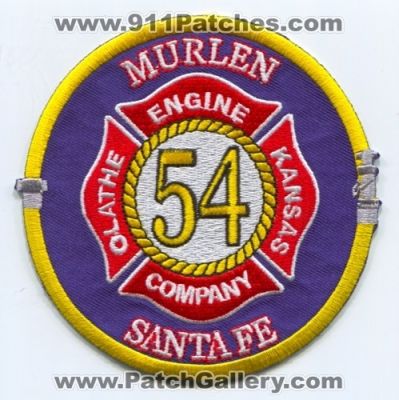 Olathe Fire Department Engine Company 54 (Kansas)
Scan By: PatchGallery.com
Keywords: dept. station murlen santa fe