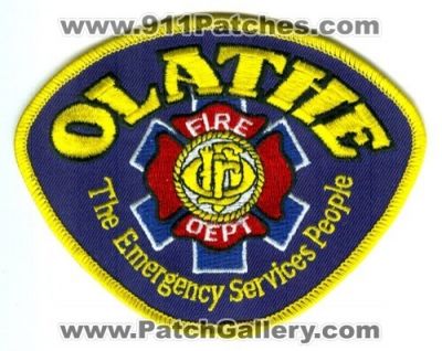 Olathe Fire Department (Kansas)
Scan By: PatchGallery.com
Keywords: dept. the emergency services people