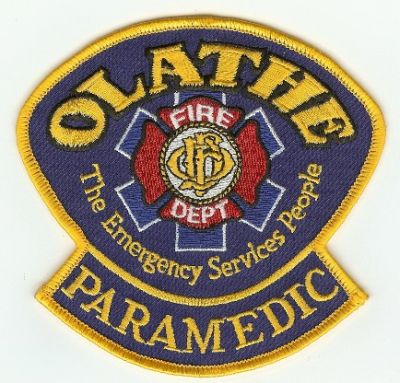 Olathe Fire Dept Paramedic
Thanks to PaulsFirePatches.com for this scan.
Keywords: kansas department