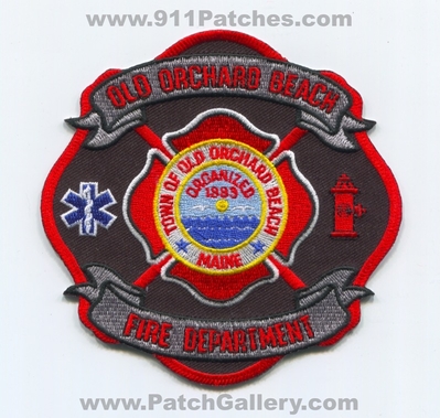 Old Orchard Beach Fire Department Patch (Maine)
Scan By: PatchGallery.com
Keywords: town of dept. organized 1883