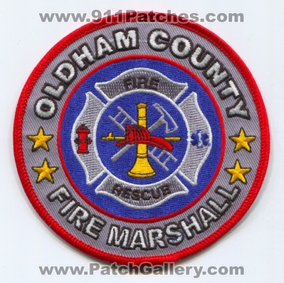 Oldham County Fire Rescue Department Fire Marshall Patch (Kentucky)
Scan By: PatchGallery.com
Keywords: co. dept.