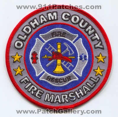 Oldham County Fire Rescue Department Fire Marshall Patch (Kentucky)
Scan By: PatchGallery.com
Keywords: co. dept.