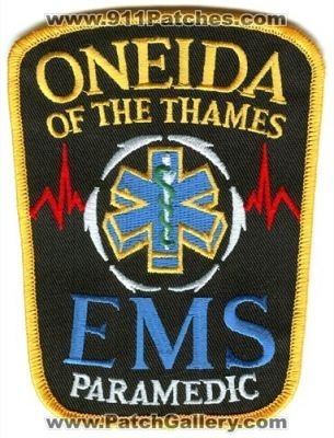 Oneida of the Thames EMS Paramedic (Canada ON)
Scan By: PatchGallery.com
