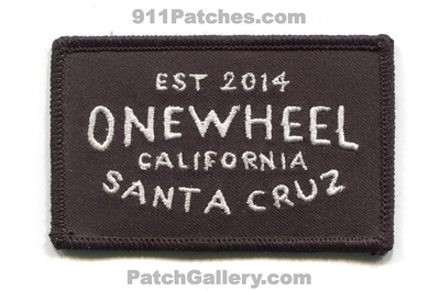 Onewheel Santa Cruz Patch (California)
Scan By: PatchGallery.com
Keywords: est 2004