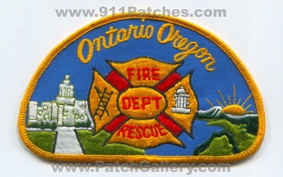 Ontario Fire Rescue Department Patch (Oregon)
Scan By: PatchGallery.com
Keywords: dept.