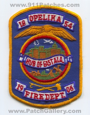 Opelika Fire Department Patch (Alabama)
Scan By: PatchGallery.com
Keywords: dept. hub of east ala. 1854 1906