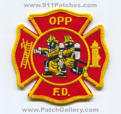 Opp Fire Department Patch (Alabama)
Scan By: PatchGallery.com
Keywords: dept. f.d. fd