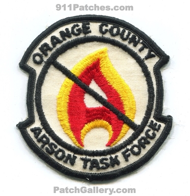 Orange County Fire Department Arson Task Force Patch (New York)
Scan By: PatchGallery.com
Keywords: co. dept.