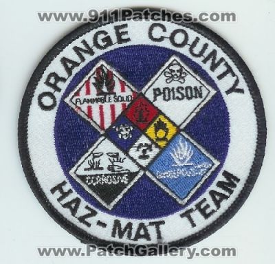 Orange County Fire Department Haz-Mat Team (New York)
Thanks to Mark C Barilovich for this scan.
Keywords: dept. hazmat