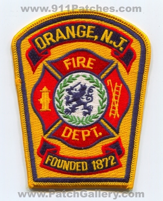 Orange Fire Department Patch (New Jersey)
Scan By: PatchGallery.com
Keywords: dept. n.j. founded 1872
