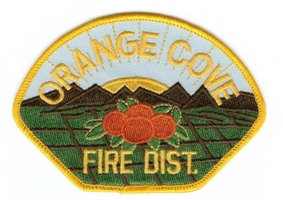Orange Cove Fire Dist
Thanks to PaulsFirePatches.com for this scan.
Keywords: california district
