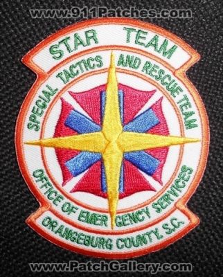 Orangeburg County Special Tactics and Rescue Team (South Carolina)
Thanks to Matthew Marano for this picture.
Keywords: star office of emergency services s.c.