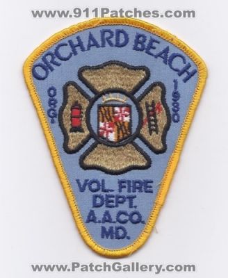 Orchard Beach Volunteer Fire Department (Maryland)
Thanks to Paul Howard for this scan.
Keywords: vol. dept. a.a.co.md. aacomd anne arundel county