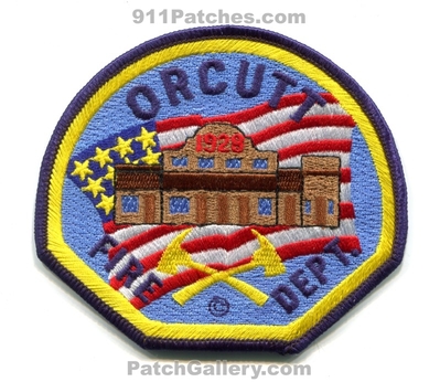 Orcutt Fire Department Patch (California)
Scan By: PatchGallery.com
Keywords: dept. 1928