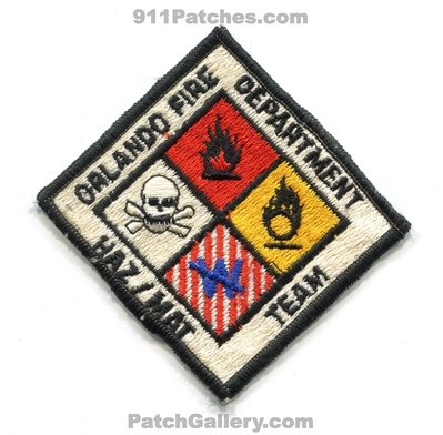 Orlando Fire Department HazMat Team Patch (Florida)
Scan By: PatchGallery.com
Keywords: dept. haz-mat hazardous materials company co. station