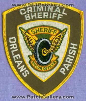 Orleans Parish Sheriff's Department Motor Officer (Louisiana)
Thanks to apdsgt for this scan.
Keywords: sheriffs dept. criminal