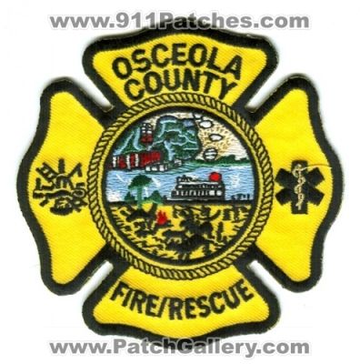 Osceola County Fire Rescue Department Patch (Florida)
Scan By: PatchGallery.com
Keywords: co. dept.